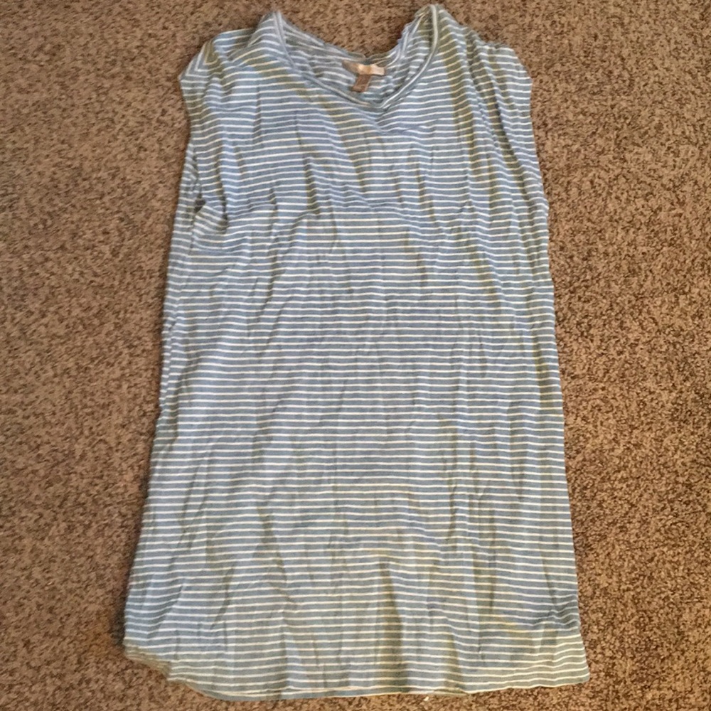 Striped t-shirt dress